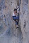 Katie Brown on Out to Lunge 5.10d