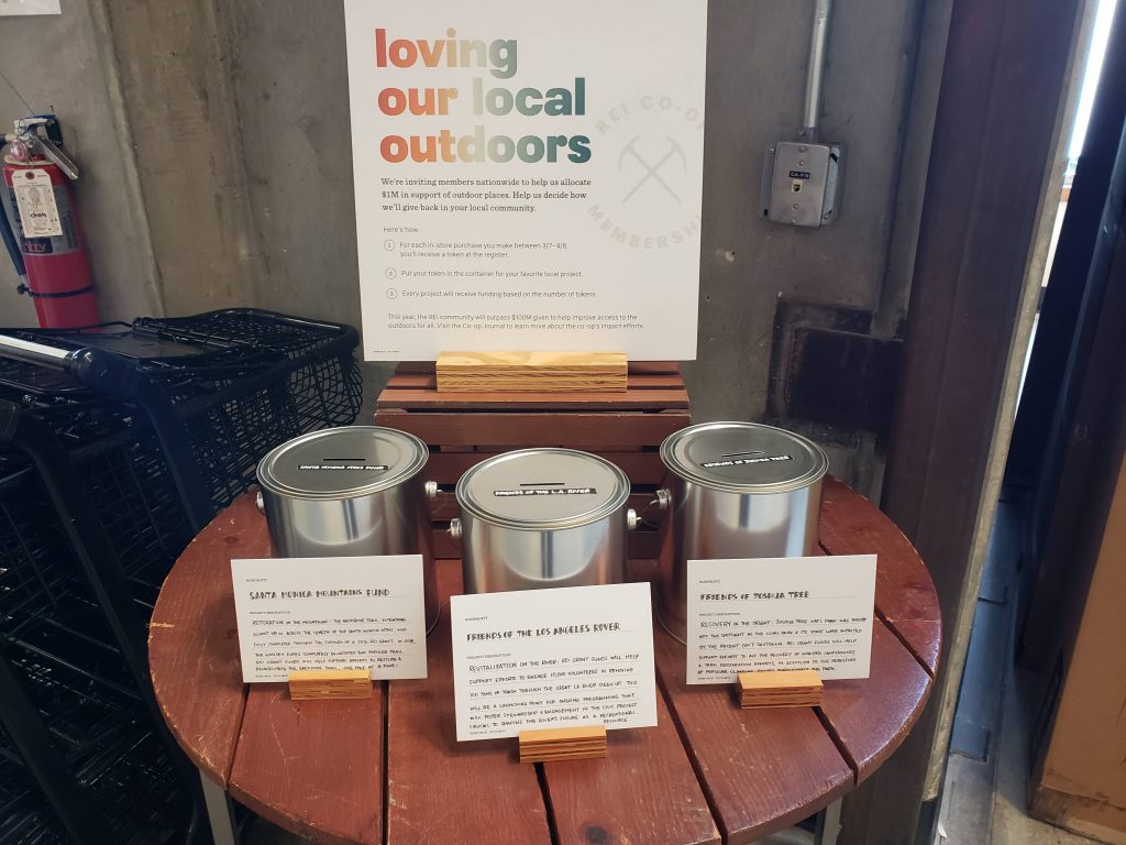 Gear Up and Give Back! REI steps up for FOJT this month
