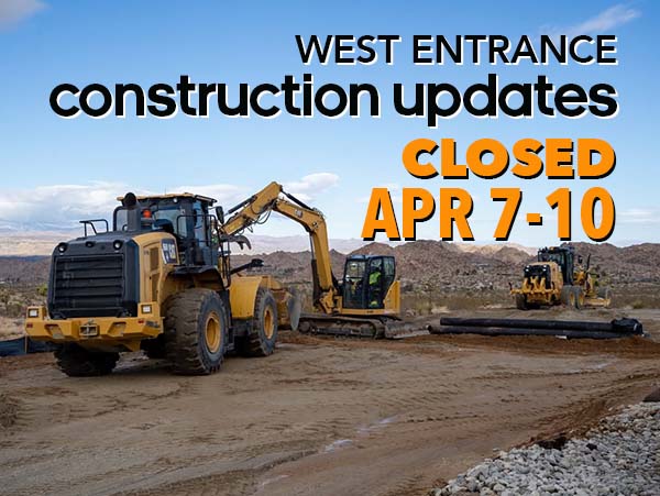 WEST ENTRANCE CONSTRUCTION UPDATES
