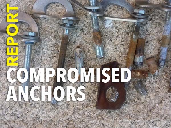 NEW…REPORT COMPROMISED ANCHORS