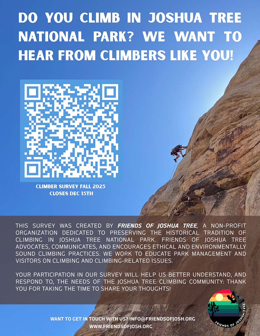 Joshua Tree Climber Survey